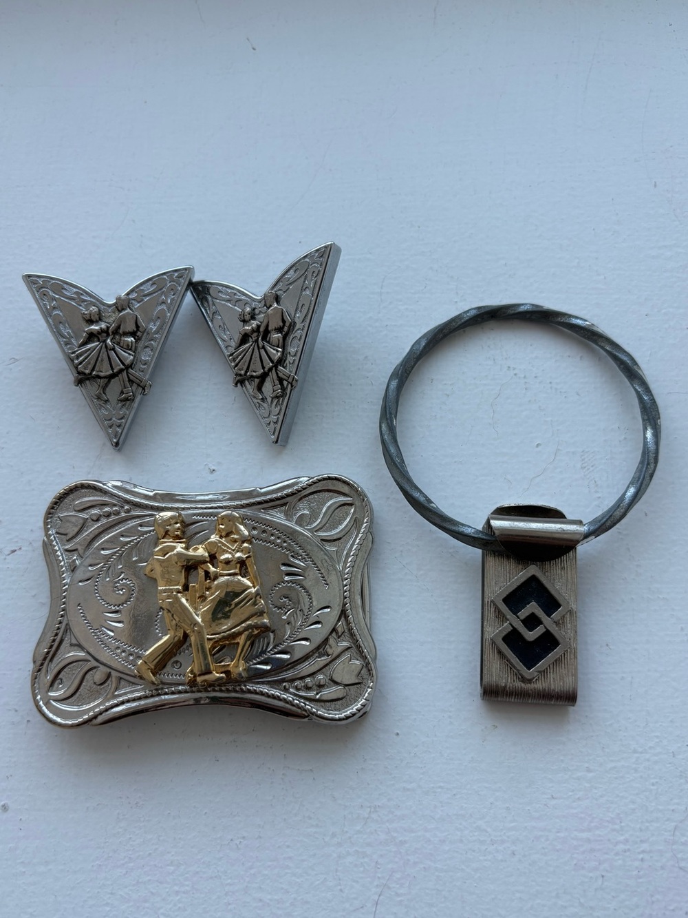 Bundle of vintage square dancing accessories